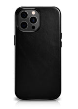 Magsafe Калъф от Естествена Кожа за iPhone 13 Pro, iCarer Leather Case, Черен (4)