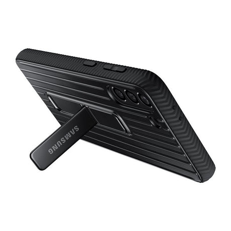Оригинален Противоударен Калъф за Samsung S21, Protective Standing Cover Case EF-RG991CBEGWW, Черен (3)