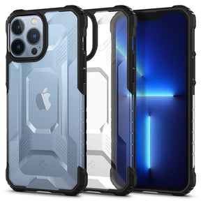 Противоударен Хибриден Калъф за iPhone 13 Pro Max, Spigen Nitro Force Case, Черен