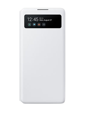 Оригинален Активен Калъф за Samsung S10 Lite S-View Book Case EF-EG770PWEGEU, Бял