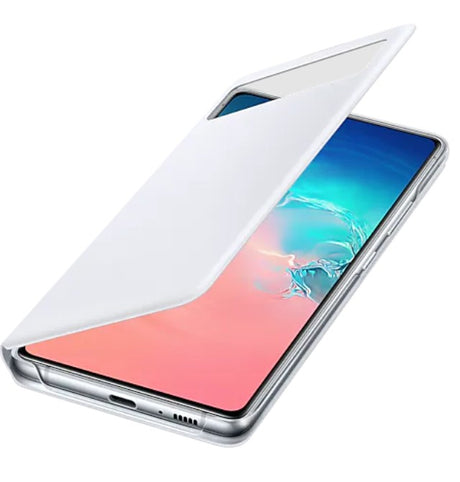Оригинален Активен Калъф за Samsung S10 Lite S-View Book Case EF-EG770PWEGEU, Бял (3)