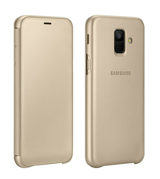 Оригинален Калъф за Samsung A6 2018 Book Case EF-WA600CFEGWW, Златист (2)