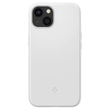 Матов Силиконов Калъф за iPhone 13, Spigen Silicone Fit Case, Бял (2)