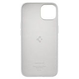 Матов Силиконов Калъф за iPhone 13, Spigen Silicone Fit Case, Бял (3)