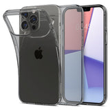 Силиконов Калъф за iPhone 13, Spigen Liquid Crystal Case, Черен