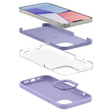 Матов Силиконов Калъф за iPhone 13 Pro Max, Spigen Silicone Fit Case, Лилав (6)