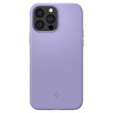 Матов Силиконов Калъф за iPhone 13 Pro Max, Spigen Silicone Fit Case, Лилав (2)