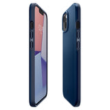 Противоударен Калъф за iPhone 13, Spigen Thin Fit Case, Син (3)