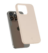 Противоударен Калъф за iPhone 13 Pro, Spigen Thin Fit Case, Бежов (6)