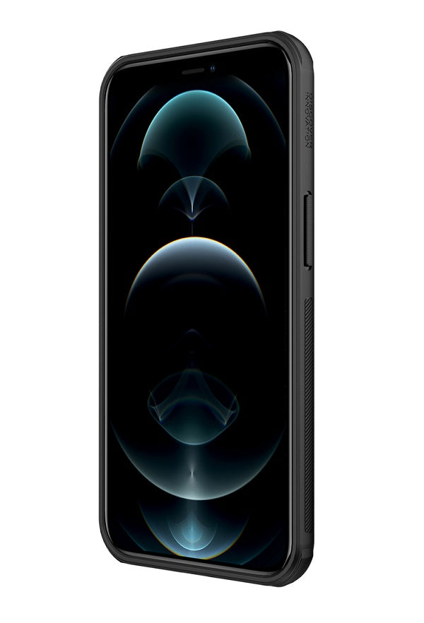 Калъф с Поставка за iPhone 13, Nillkin Super Frosted Case, Черен (2)