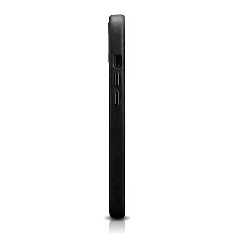 Magsafe Калъф от Естествена Кожа за iPhone 13 Mini, iCarer Leather Case, Черен (8)