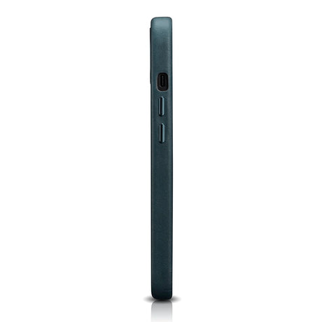 Magsafe Калъф от Естествена Кожа за iPhone 13 Mini, iCarer Leather Case, Син (6)
