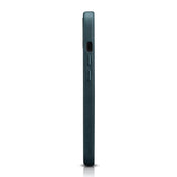 Magsafe Калъф от Естествена Кожа за iPhone 13 Pro, iCarer Leather Case, Син (7)