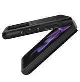 Противоударен Калъф за Samsung Z Flip 3, Spigen Thin Fit Case, Черен (5)