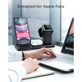 Безжично Зарядно за Apple Watch - iPhone - Airpods, ESR 3in1 10W, Черен (6)
