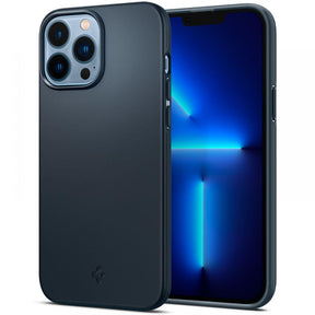 Противоударен Калъф за iPhone 13 Pro, Spigen Thin Fit Case, Син