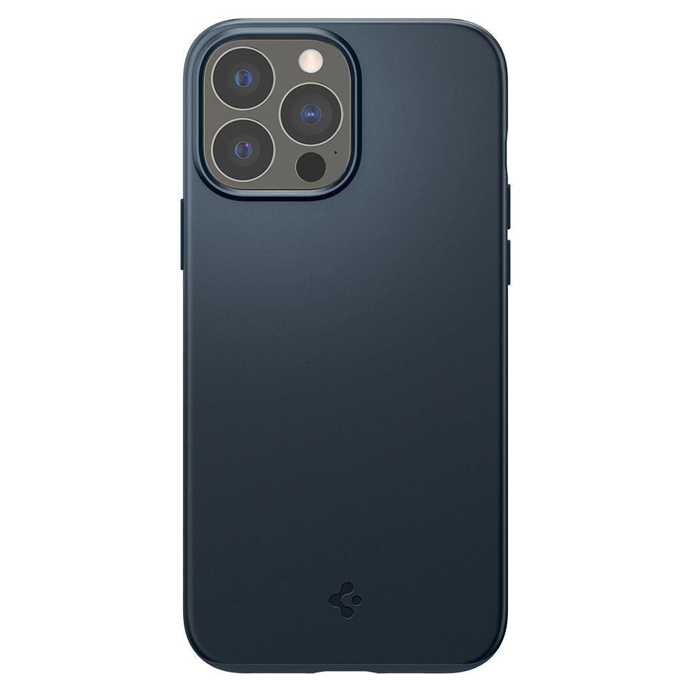Противоударен Калъф за iPhone 13 Pro, Spigen Thin Fit Case, Син (3)