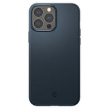 Противоударен Калъф за iPhone 13 Pro, Spigen Thin Fit Case, Син (3)