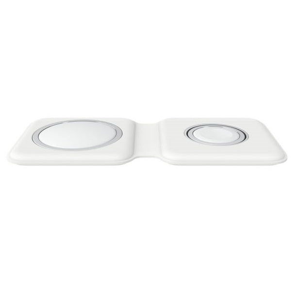 Двойно Безжично Зарядно Apple за iPhone и Watch, Magsafe Duo Charger, Бял (6)