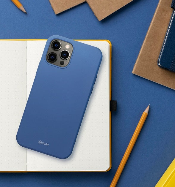 Силиконов Калъф за iPhone 13 Pro Max, Roar Color Case, Син (4)