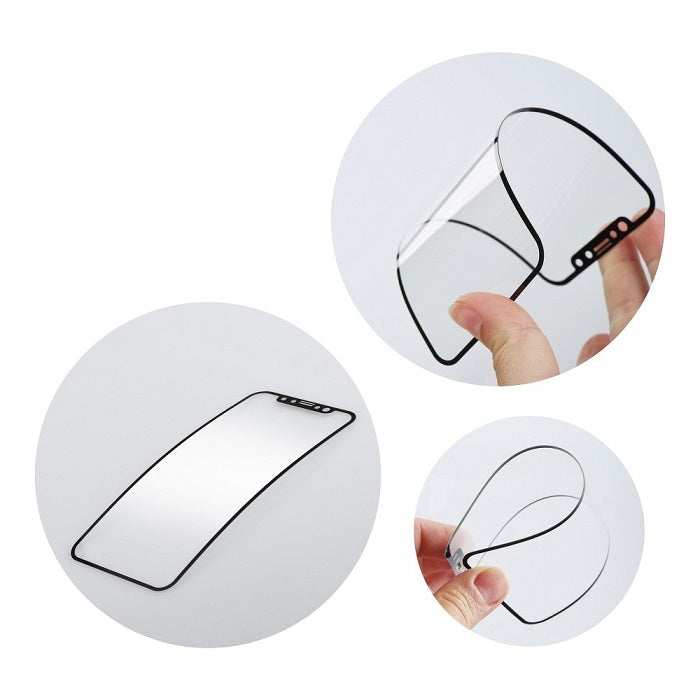 Удароустойчив Протектор за iPhone 13 Mini, Bestsuit Flexible 5D Glass, Прозрачен (4)