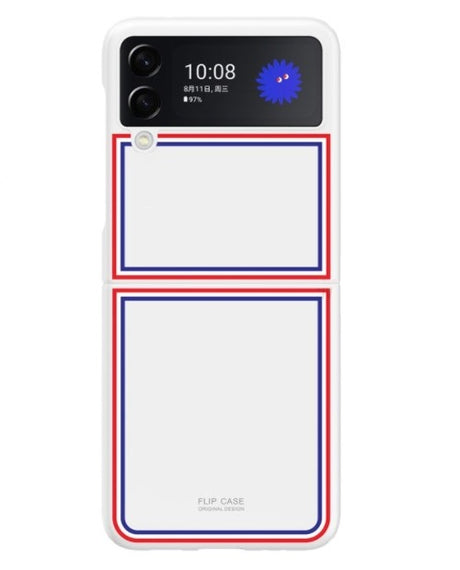 Матов Калъф за Samsung Galaxy Z Flip 3, GKK Thom Edition Case, Бял
