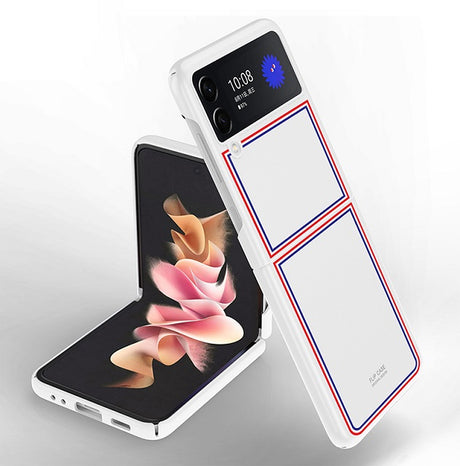 Матов Калъф за Samsung Galaxy Z Flip 3, GKK Thom Edition Case, Бял (2)
