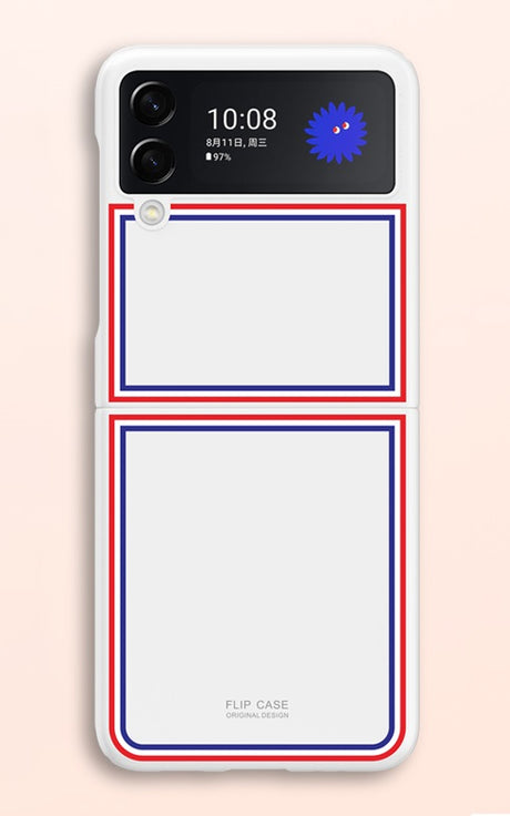 Матов Калъф за Samsung Galaxy Z Flip 3, GKK Thom Edition Case, Бял (5)