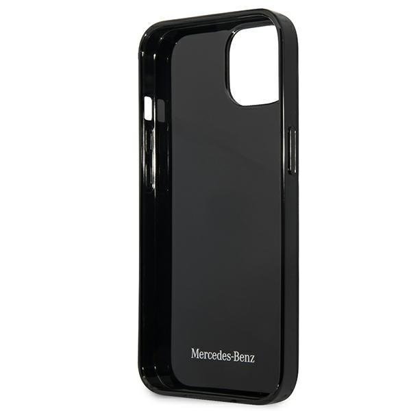Луксозен Калъф за iPhone 13 Mini, Mercedes-Benz Silver Star Case, Черен (5)
