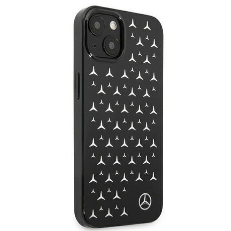 Луксозен Калъф за iPhone 13, Mercedes-Benz Silver Star Case, Черен (3)