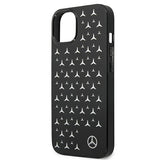 Луксозен Калъф за iPhone 13 Mini, Mercedes-Benz Silver Star Case, Черен (4)