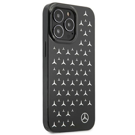 Луксозен Калъф за iPhone 13 Pro, Mercedes-Benz Silver Star Case, Черен (2)