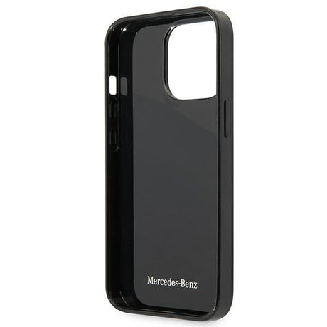 Луксозен Калъф за iPhone 13 Pro, Mercedes-Benz Silver Star Case, Черен (5)