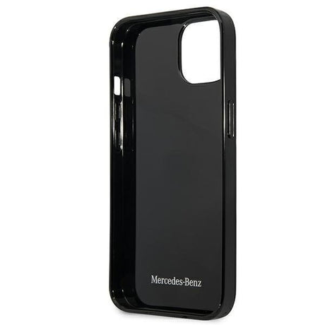 Луксозен Калъф за iPhone 13, Mercedes-Benz Silver Star Case, Черен (5)