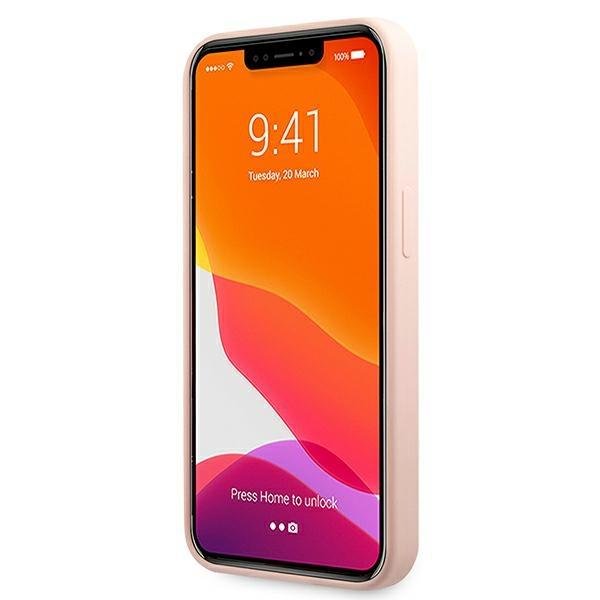 Луксозен Калъф за iPhone 13 Pro Max, Karl Lagerfeld Silicone Iconic Case, Розов (5)