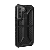 Противоударен Калъф за Samsung S21 Plus, UAG Monarch Carbon Fiber Case, Черен (3)