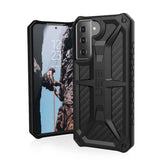 Противоударен Калъф за Samsung S21 Plus, UAG Monarch Carbon Fiber Case, Черен (6)