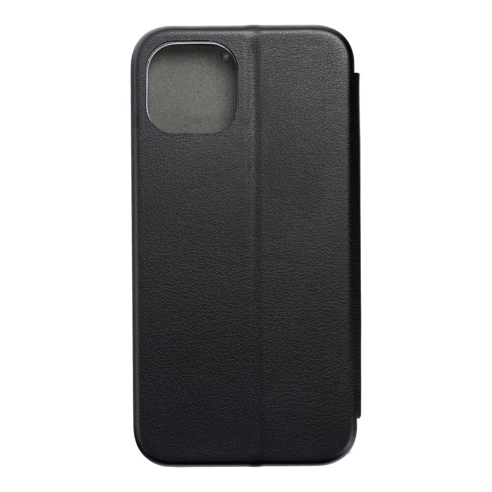Кожен Калъф за iPhone 13 Pro Max, Forcell Elegance Book Case, Черен (2)