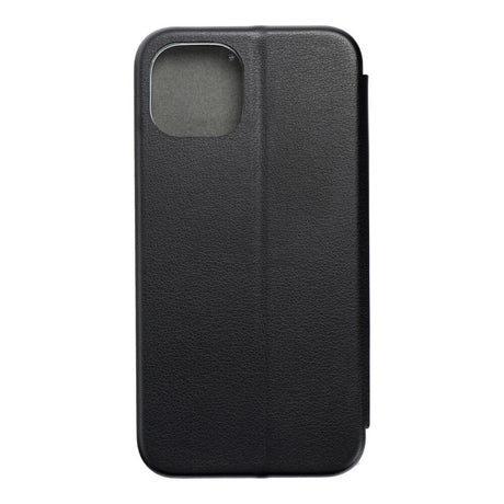 Кожен Калъф за iPhone 13, Forcell Elegance Book Case, Черен (2)