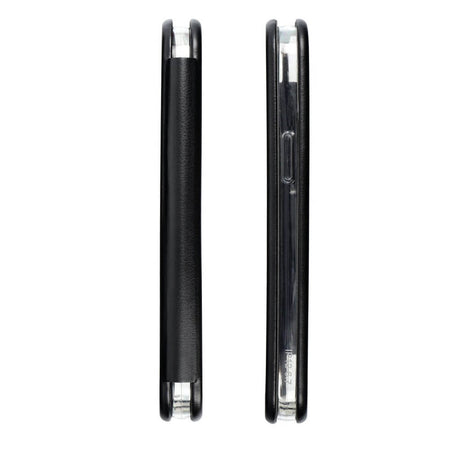 Кожен Калъф за iPhone 13 Pro, Forcell Elegance Book Case, Черен (7)