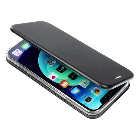 Кожен Калъф за iPhone 13 Pro, Forcell Elegance Book Case, Черен (5)