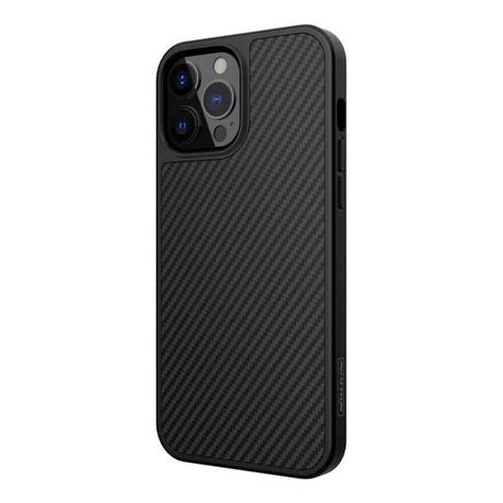 Карбонов Калъф за iPhone 13 Pro Max, Nillkin Synthetic Fiber Case, Черен (2)