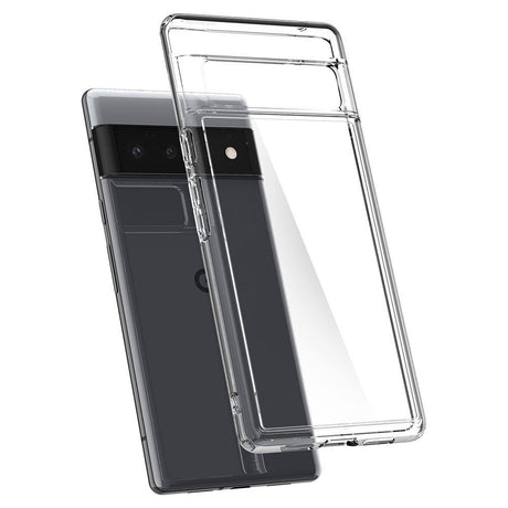 Противоударен Калъф за Google Pixel 6 Pro, Spigen Ultra Hybrid Case, Прозрачен (5)