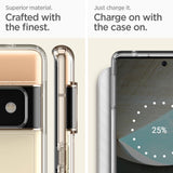Противоударен Калъф за Google Pixel 6 Pro, Spigen Ultra Hybrid Case, Прозрачен (3)