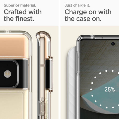 Противоударен Калъф за Google Pixel 6 Pro, Spigen Ultra Hybrid Case, Прозрачен (3)