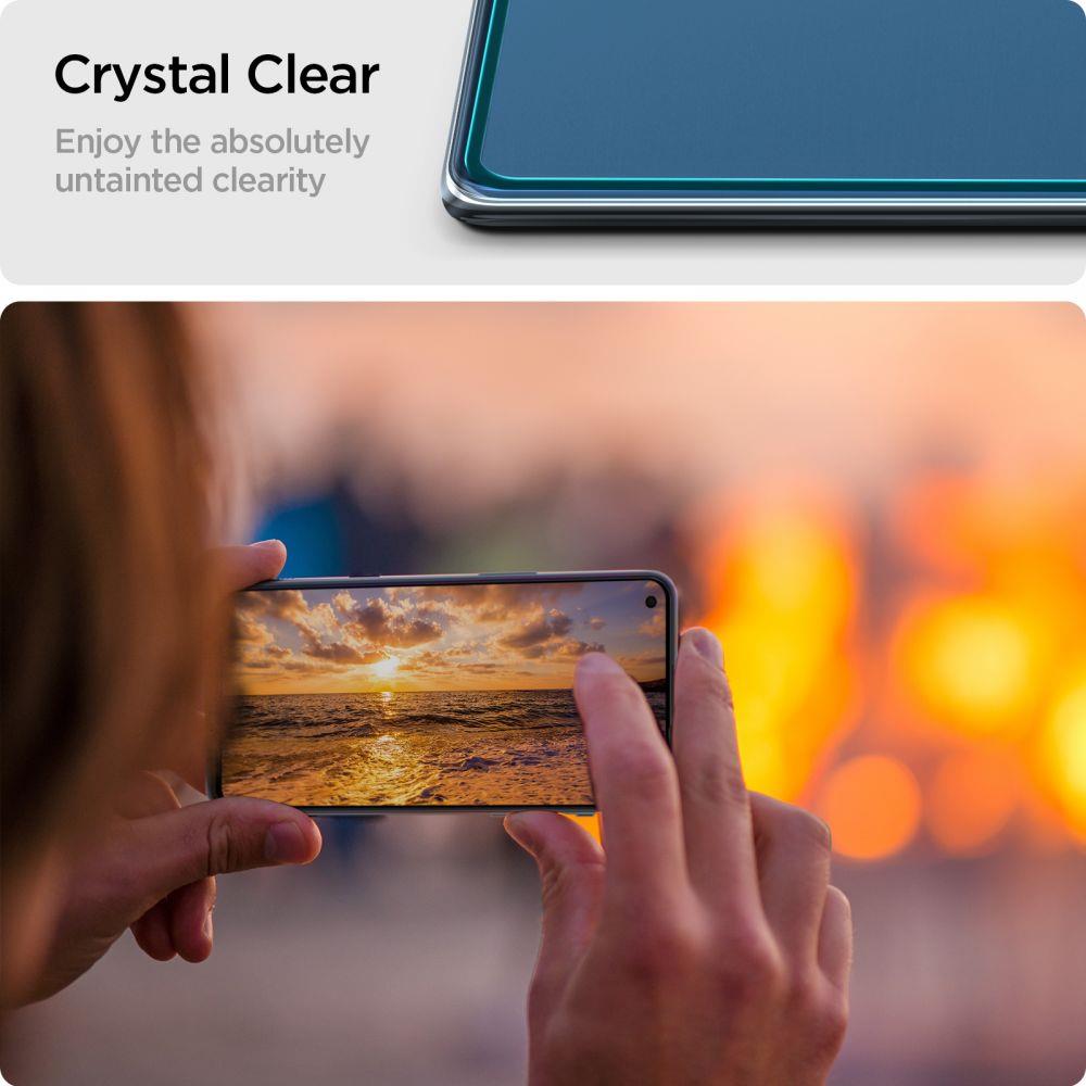 Стъклен Протектор за Oneplus Nord 2/ CE, Spigen Slim HD 5D Glass, Прозрачен (4)