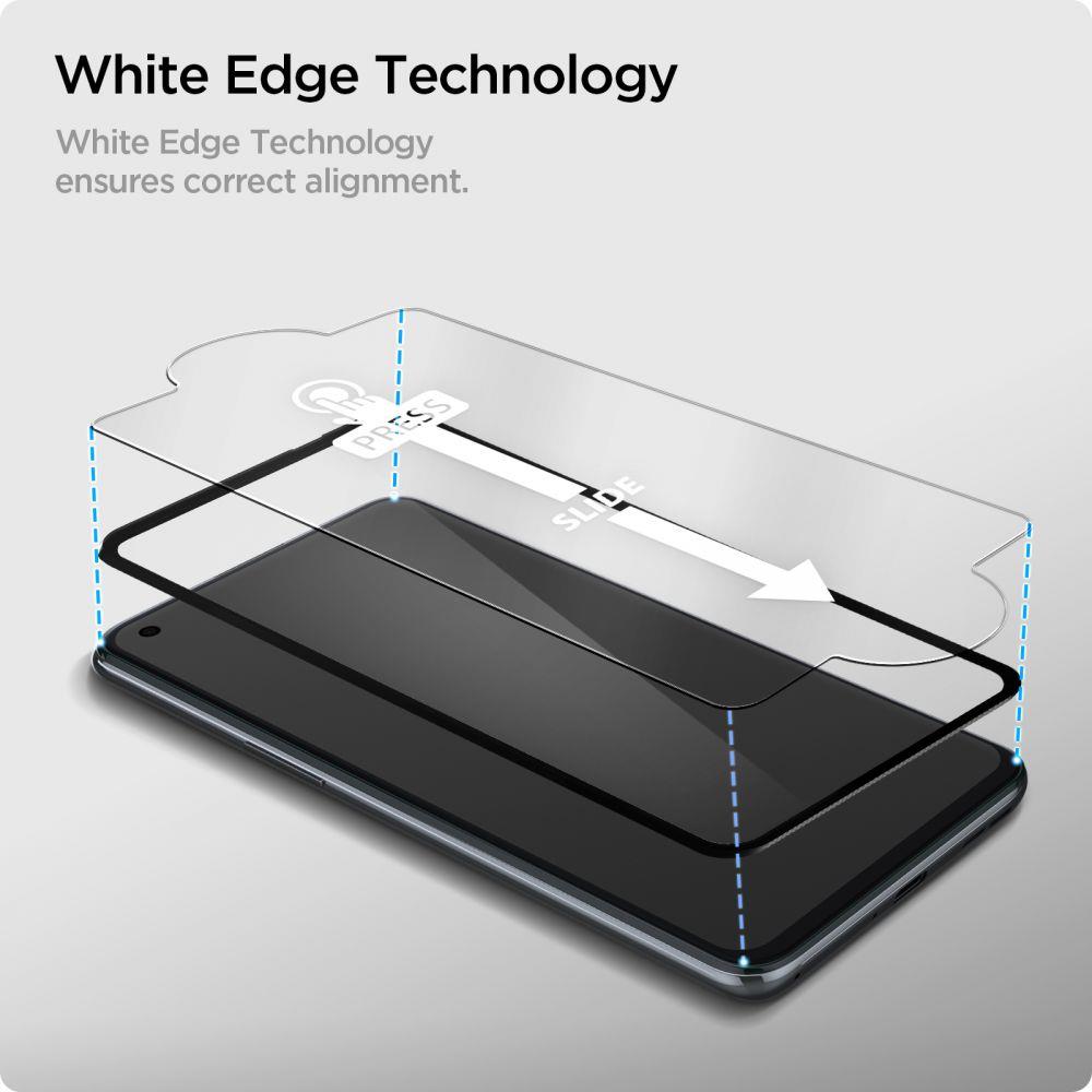 Стъклен Протектор за Oneplus Nord 2/ CE, Spigen Slim HD 5D Glass, Прозрачен (6)