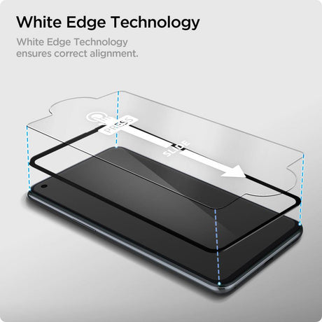 Стъклен Протектор за Oneplus Nord 2/ CE, Spigen Slim HD 5D Glass, Прозрачен (6)