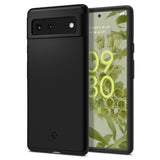 Противоударен Калъф за Google Pixel 6, Spigen Thin Fit Case, Черен