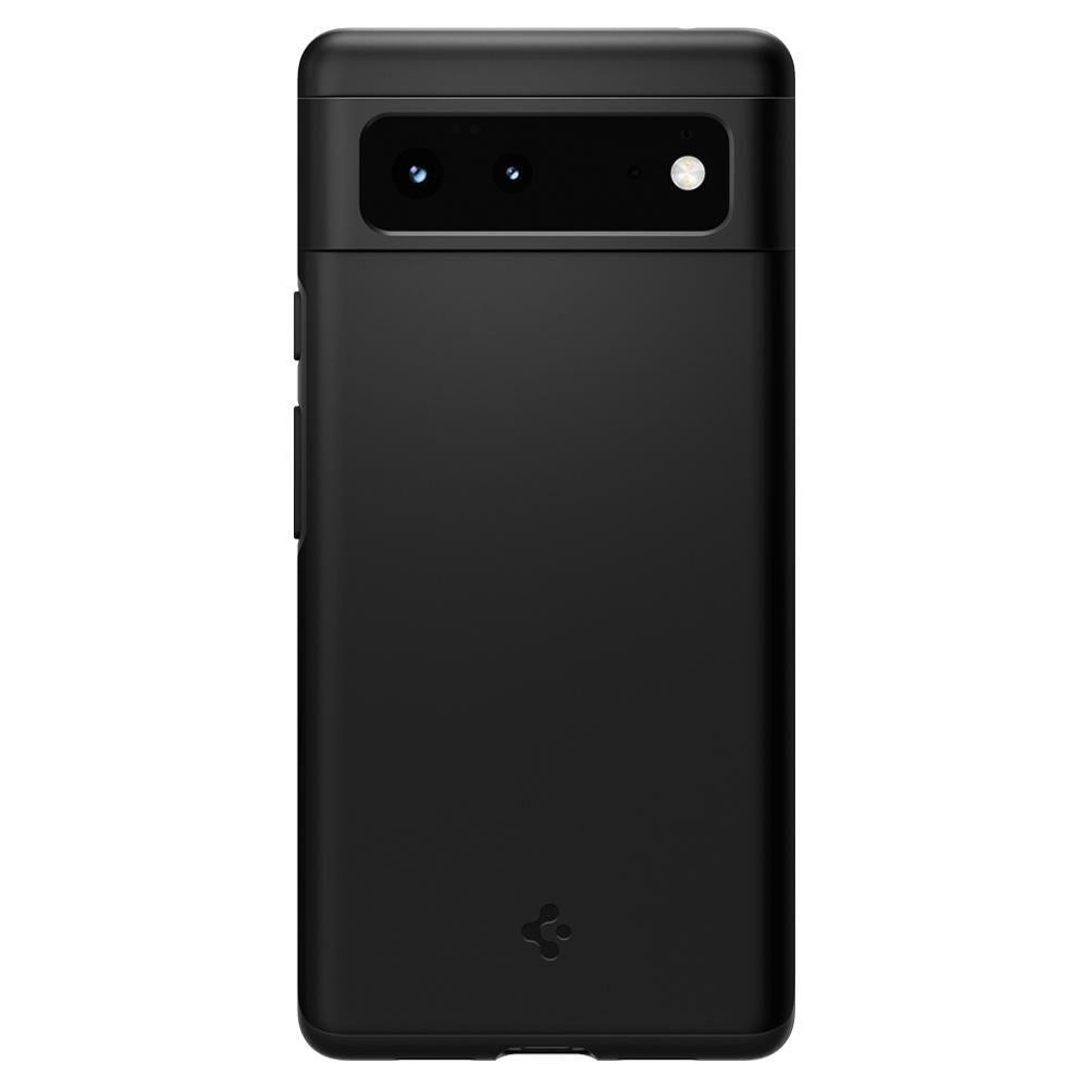 Противоударен Калъф за Google Pixel 6, Spigen Thin Fit Case, Черен (2)